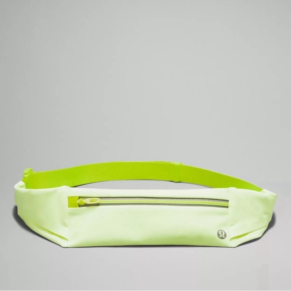 lululemon athletica Neon Green Belt Bag